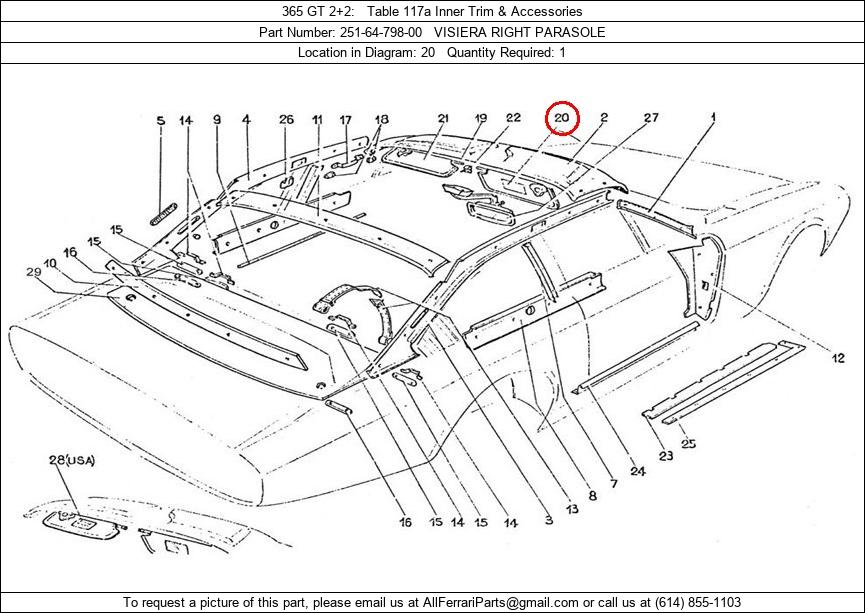Ferrari Part 251-64-798-00