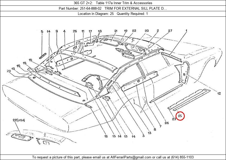 Ferrari Part 251-64-888-02