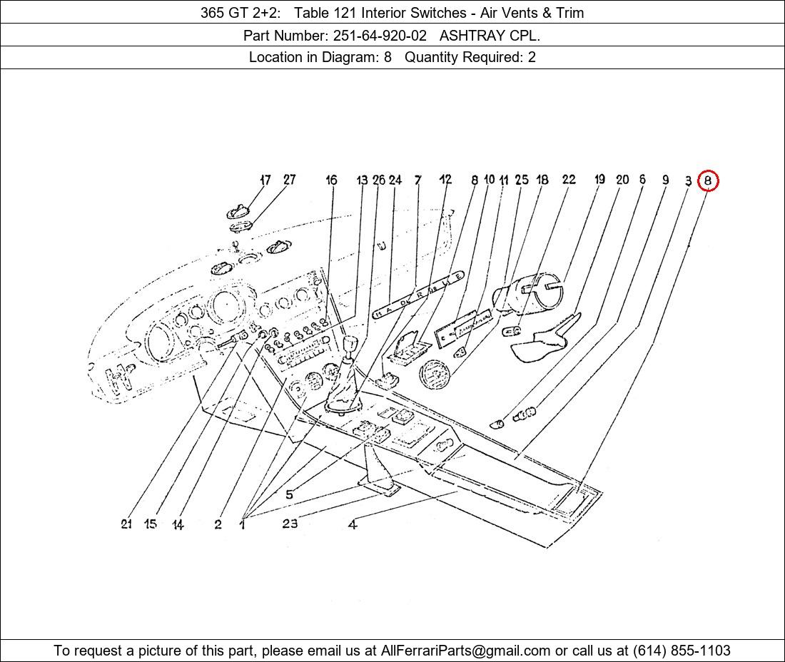 Ferrari Part 251-64-920-02