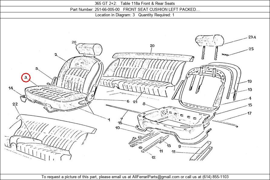 Ferrari Part 251-66-005-00