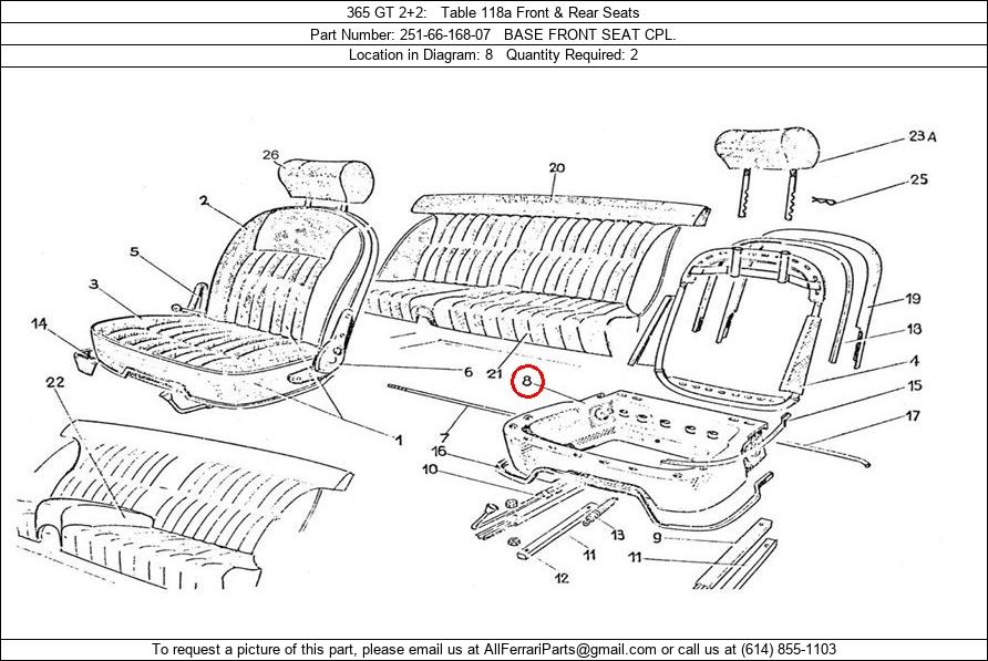 Ferrari Part 251-66-168-07