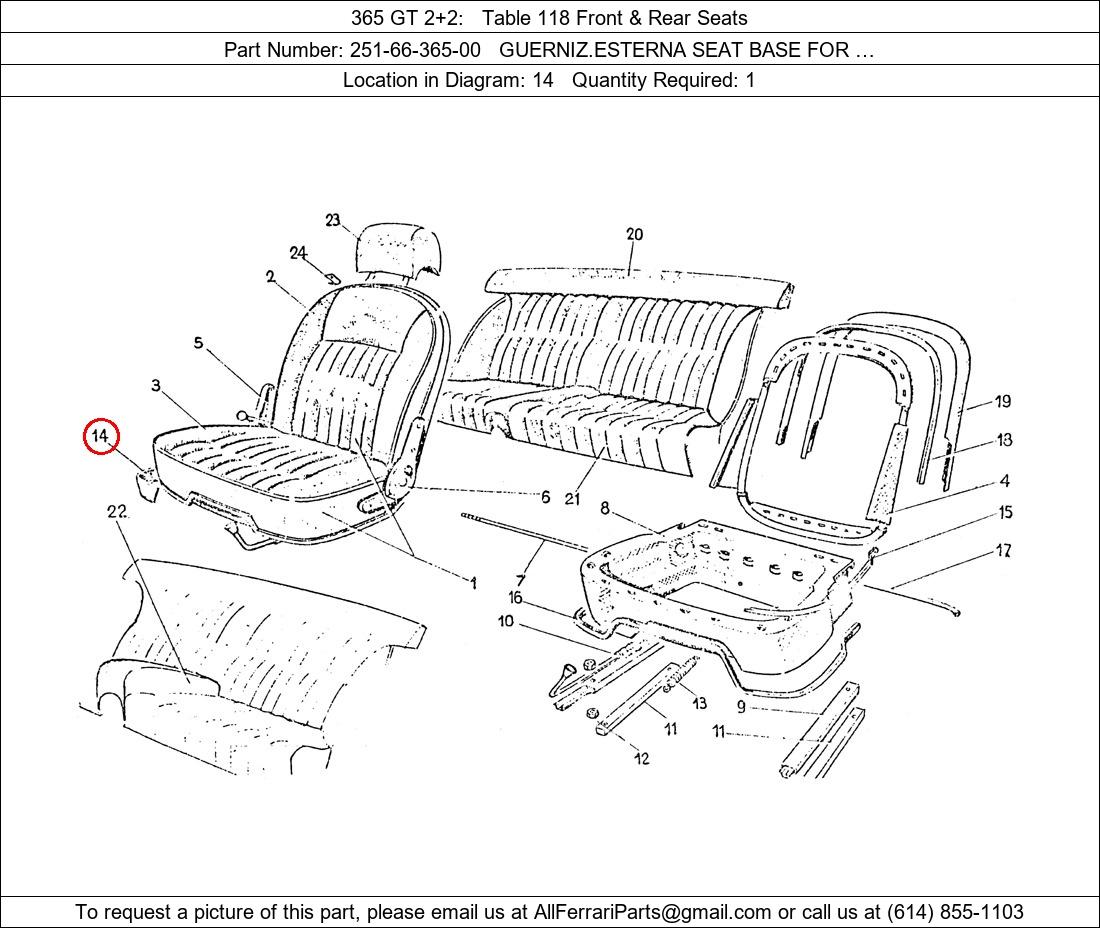 Ferrari Part 251-66-365-00