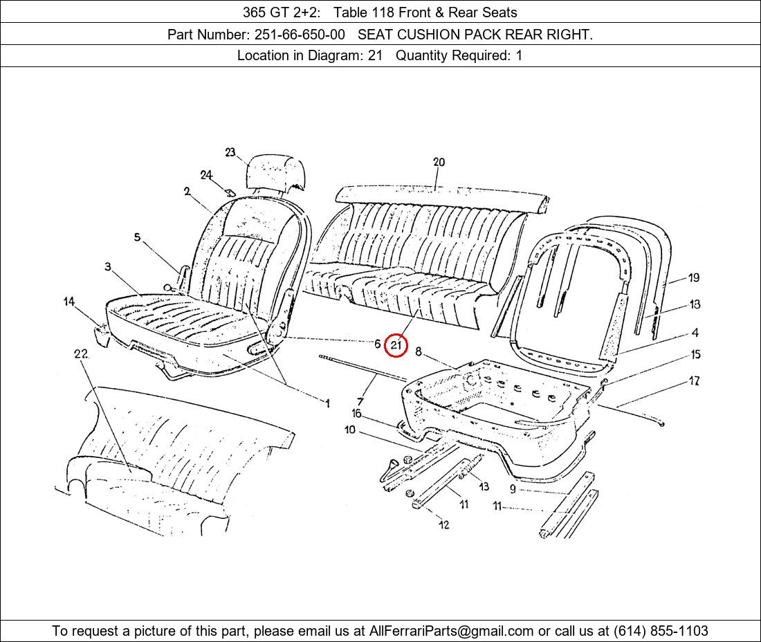 Ferrari Part 251-66-650-00