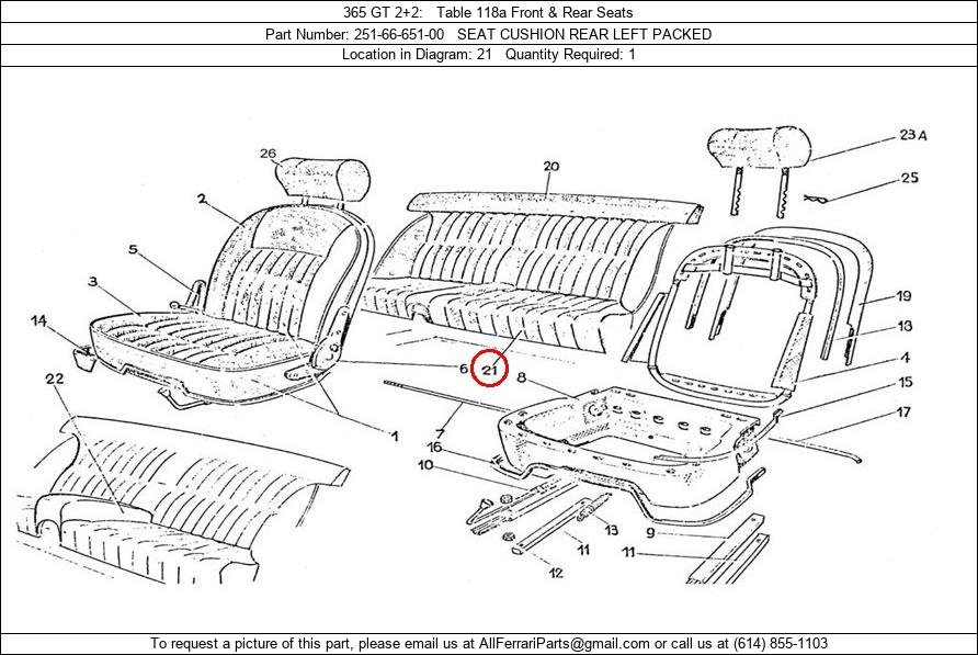 Ferrari Part 251-66-651-00