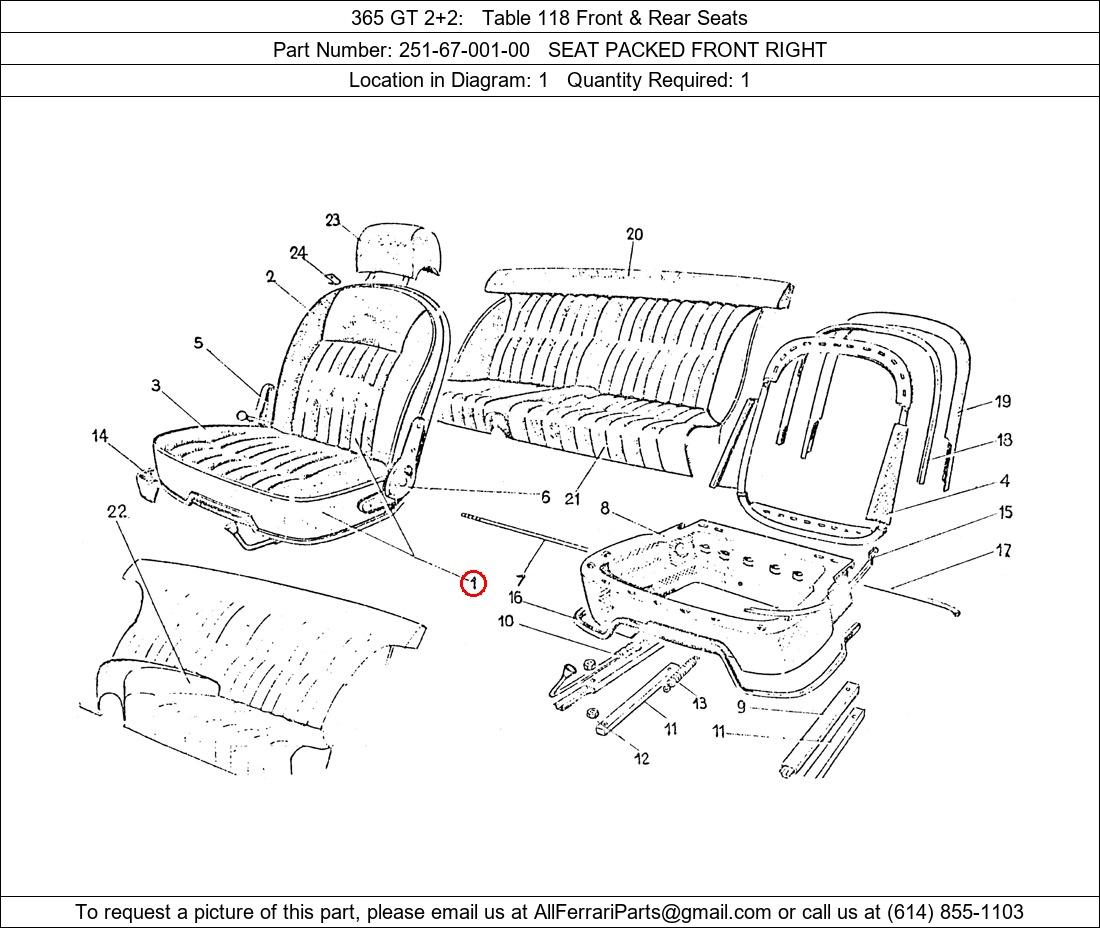 Ferrari Part 251-67-001-00