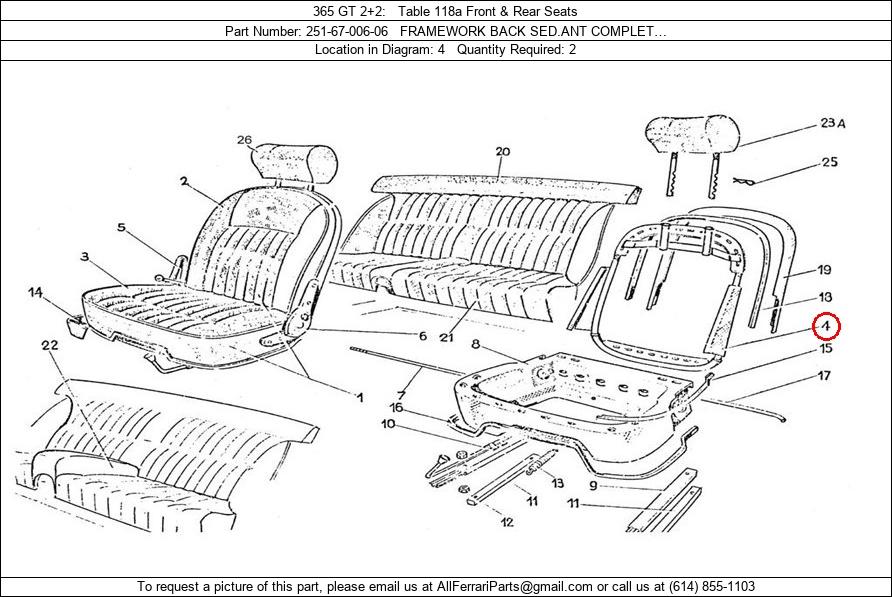 Ferrari Part 251-67-006-06