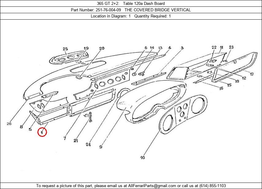 Ferrari Part 251-76-004-09