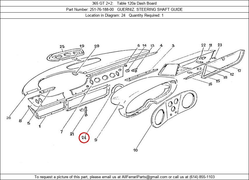 Ferrari Part 251-76-188-00