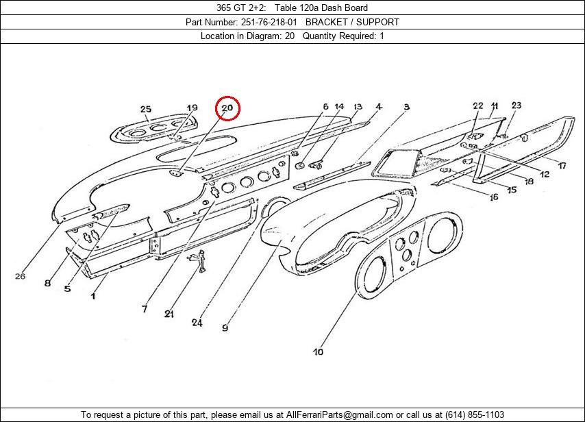 Ferrari Part 251-76-218-01