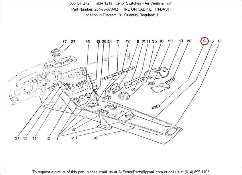 Ferrari Part 251-76-670-02