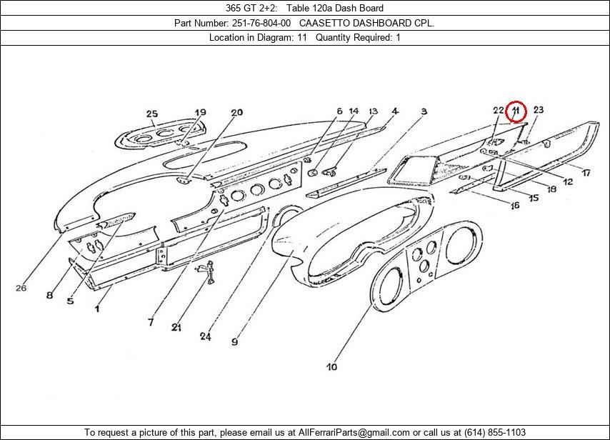 Ferrari Part 251-76-804-00