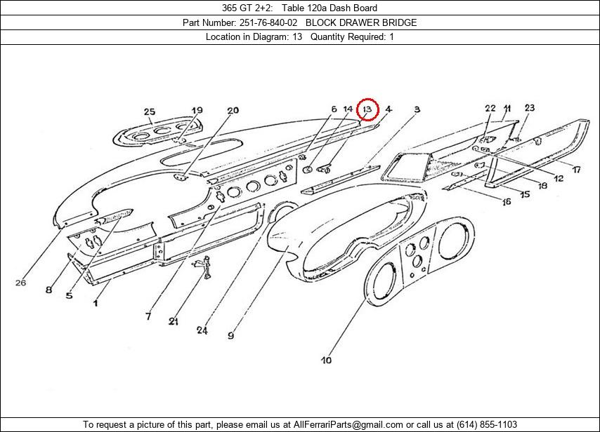 Ferrari Part 251-76-840-02