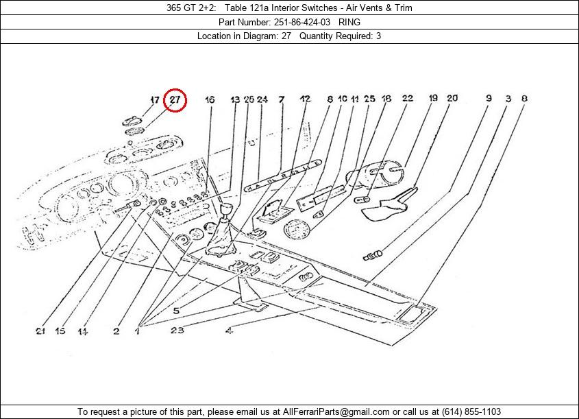 Ferrari Part 251-86-424-03
