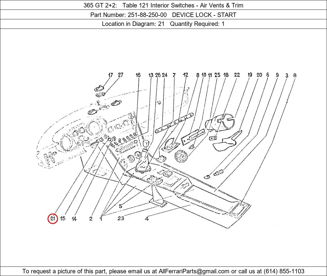Ferrari Part 251-88-250-00