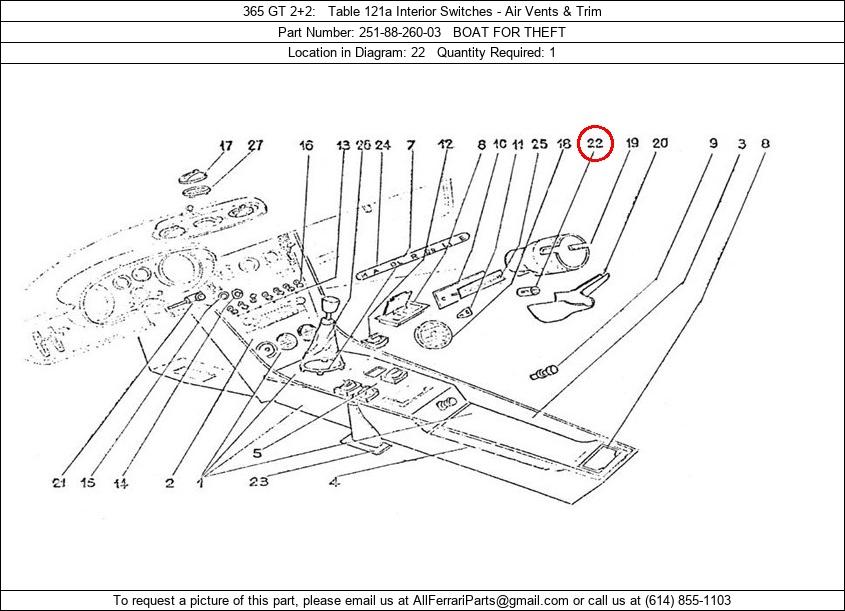 Ferrari Part 251-88-260-03