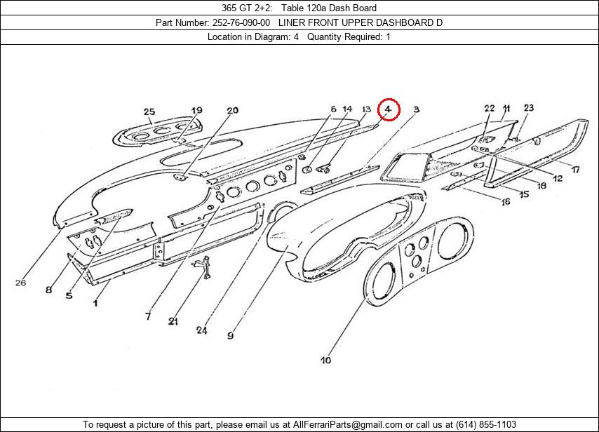 Ferrari Part 252-76-090-00