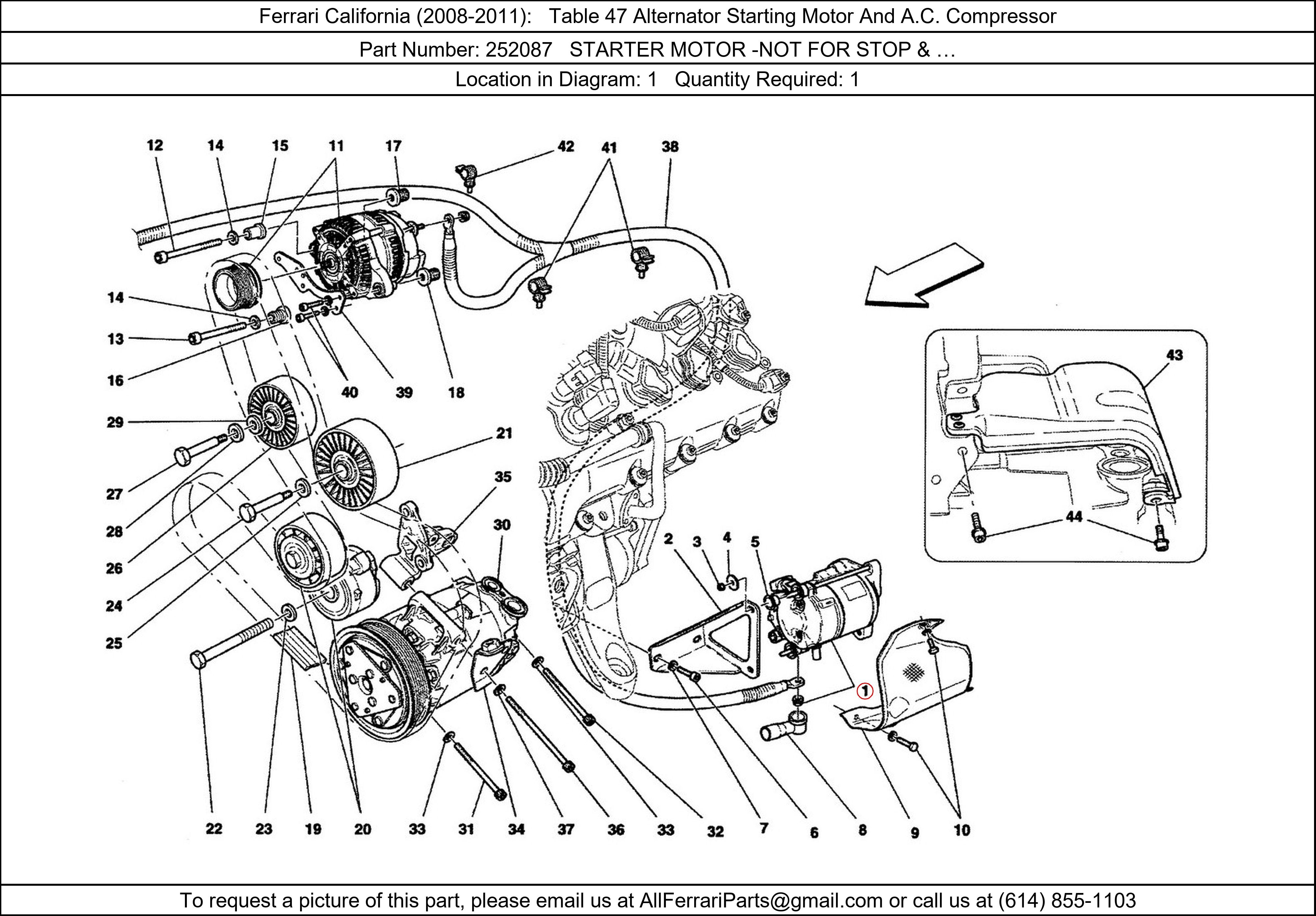 Ferrari Part 252087