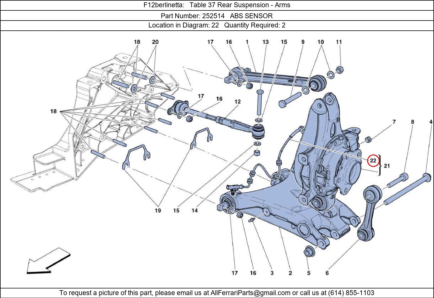 Ferrari Part 252514