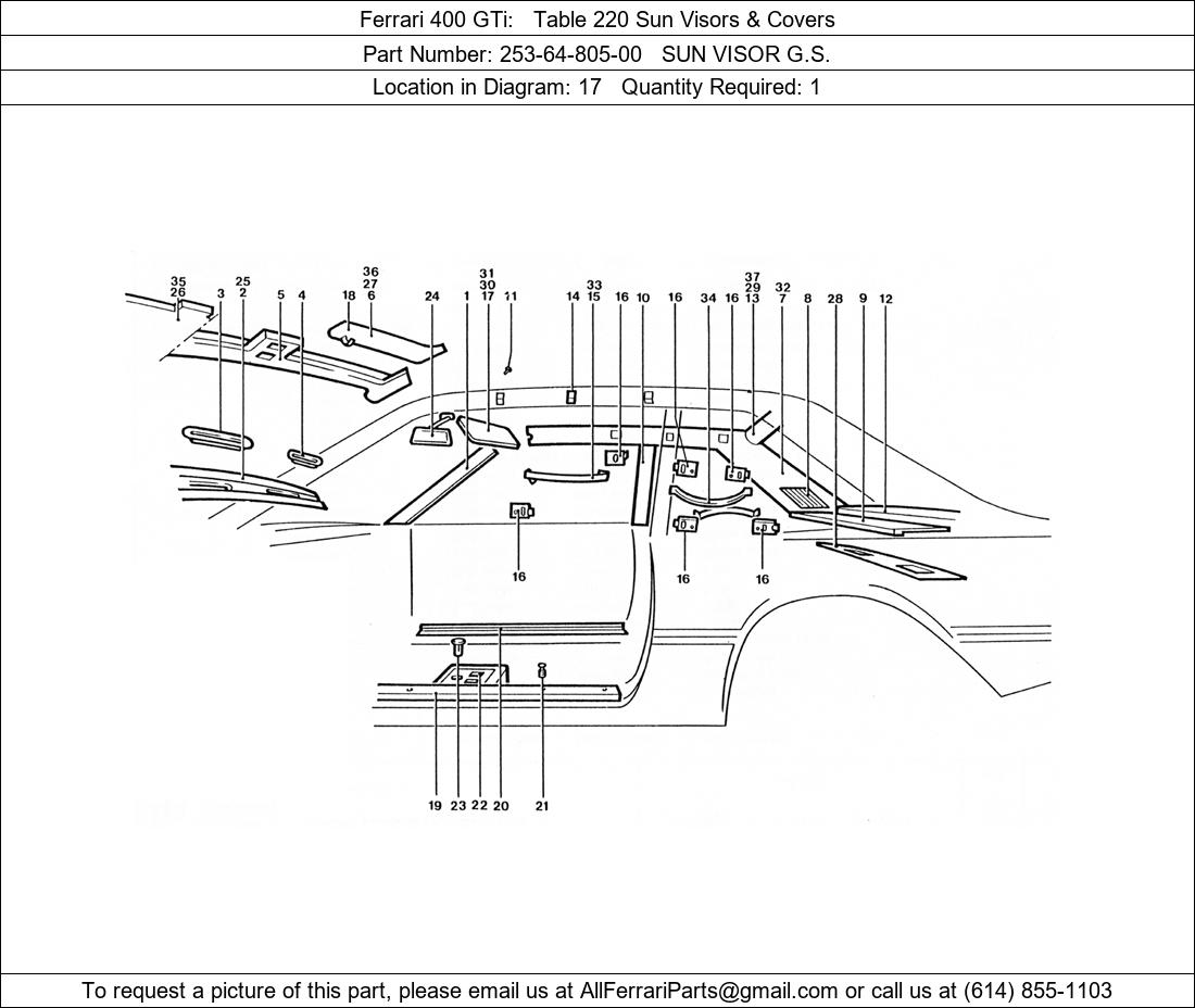 Ferrari Part 253-64-805-00