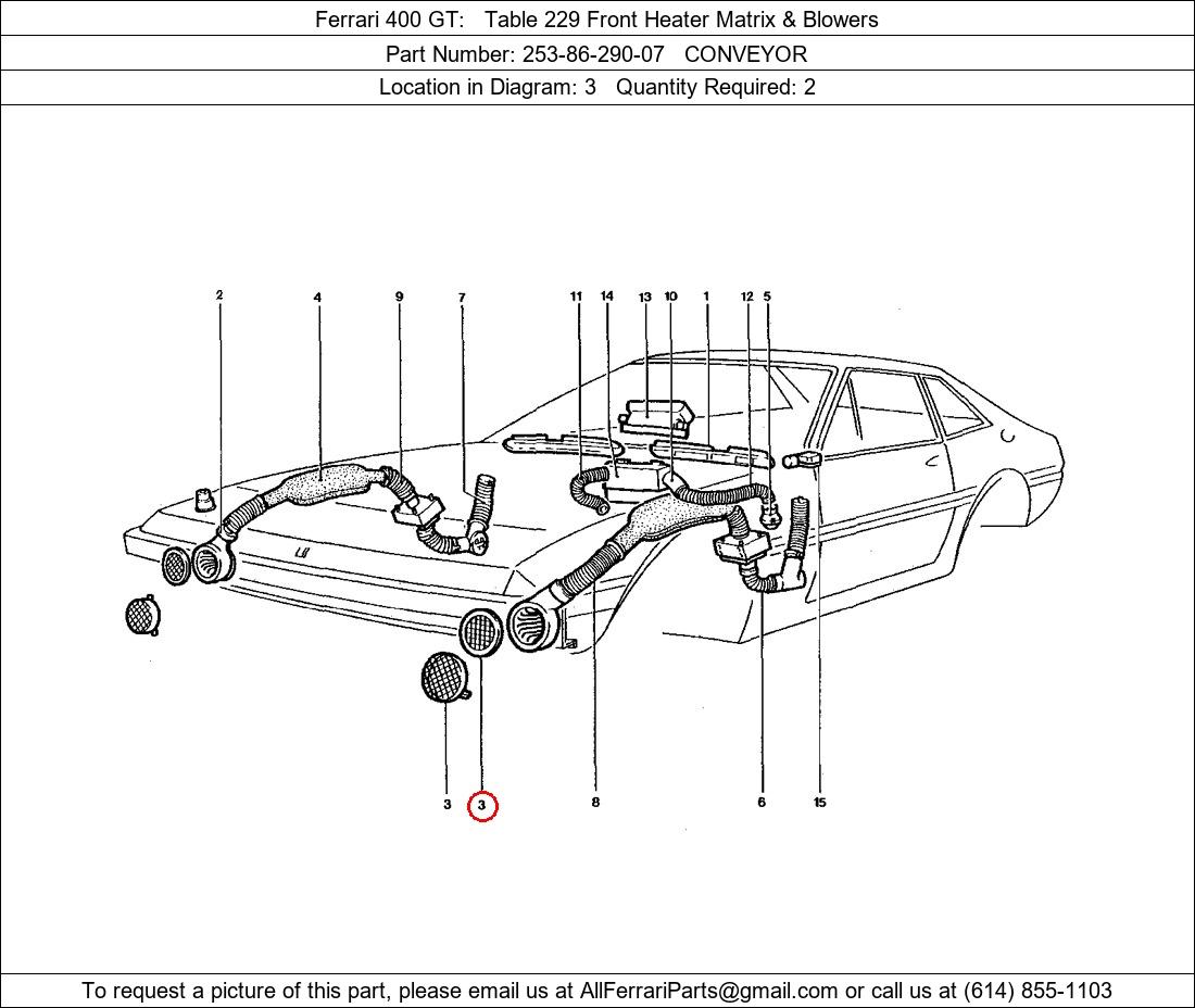 Ferrari Part 253-86-290-07