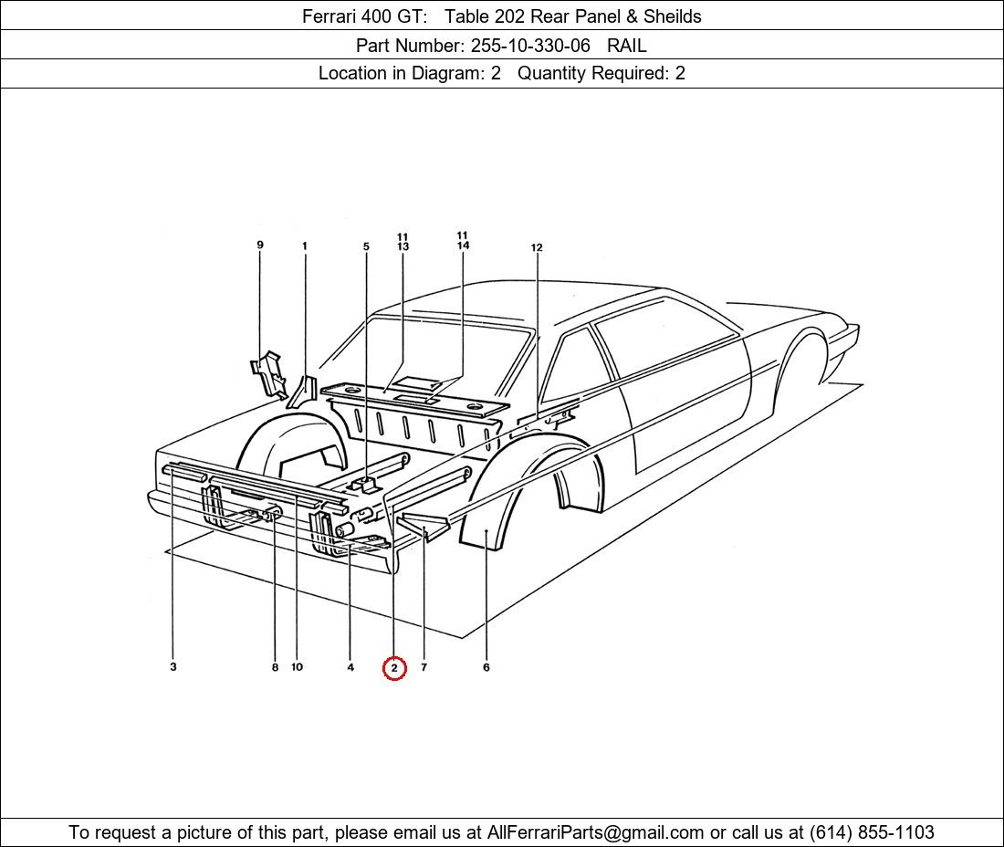 Ferrari Part 255-10-330-06