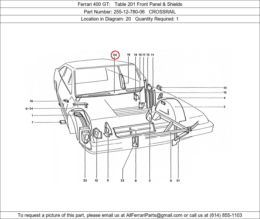 Ferrari Part 255-12-780-06