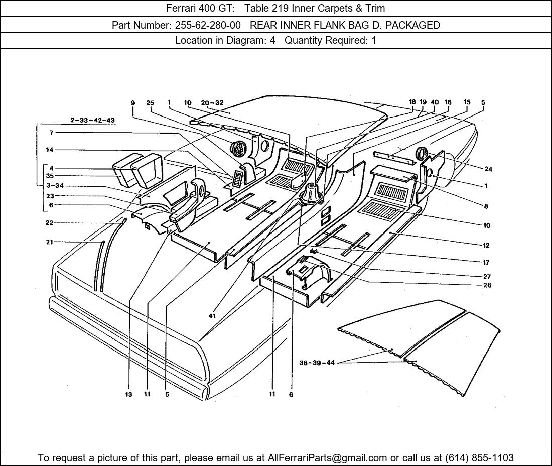 Ferrari Part 255-62-280-00