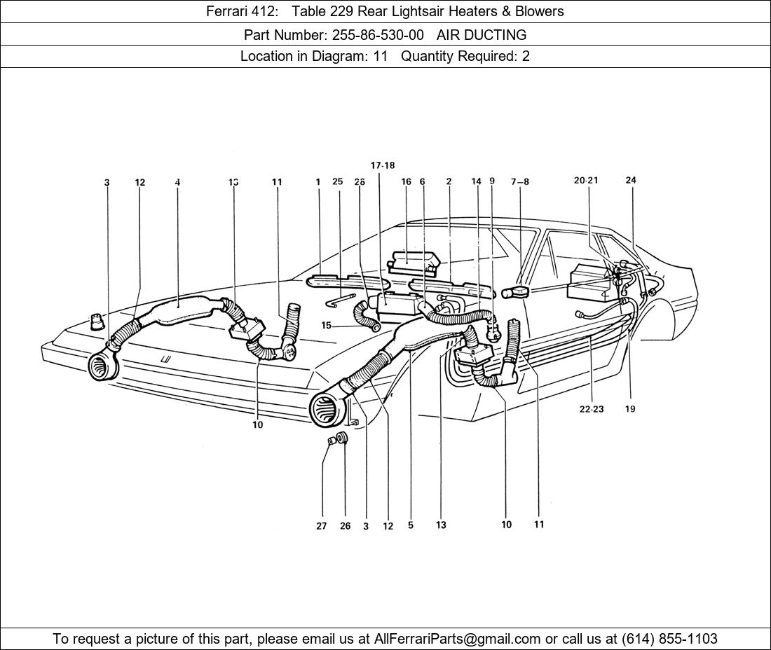 Ferrari Part 255-86-530-00