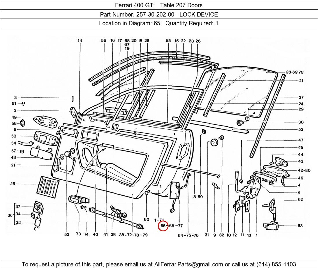 Ferrari Part 257-30-202-00