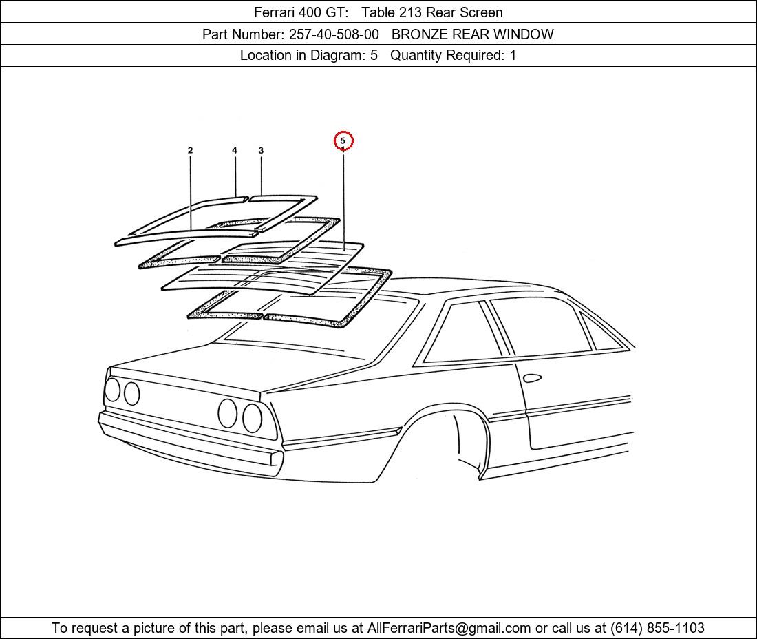 Ferrari Part 257-40-508-00