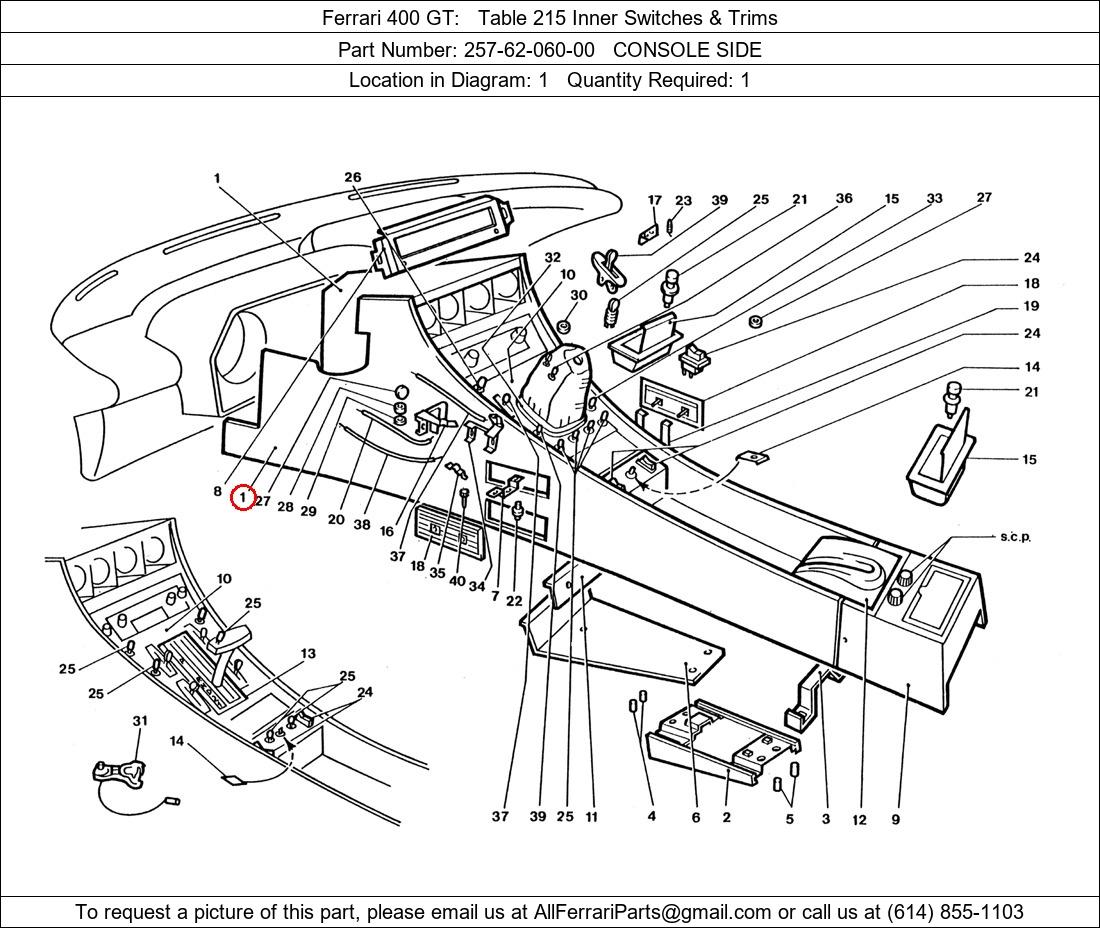 Ferrari Part 257-62-060-00