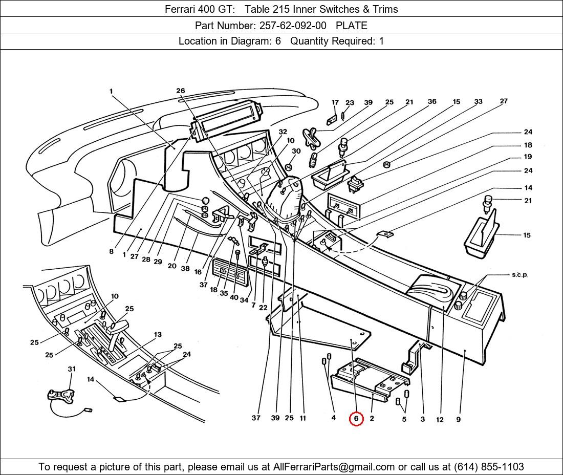 Ferrari Part 257-62-092-00