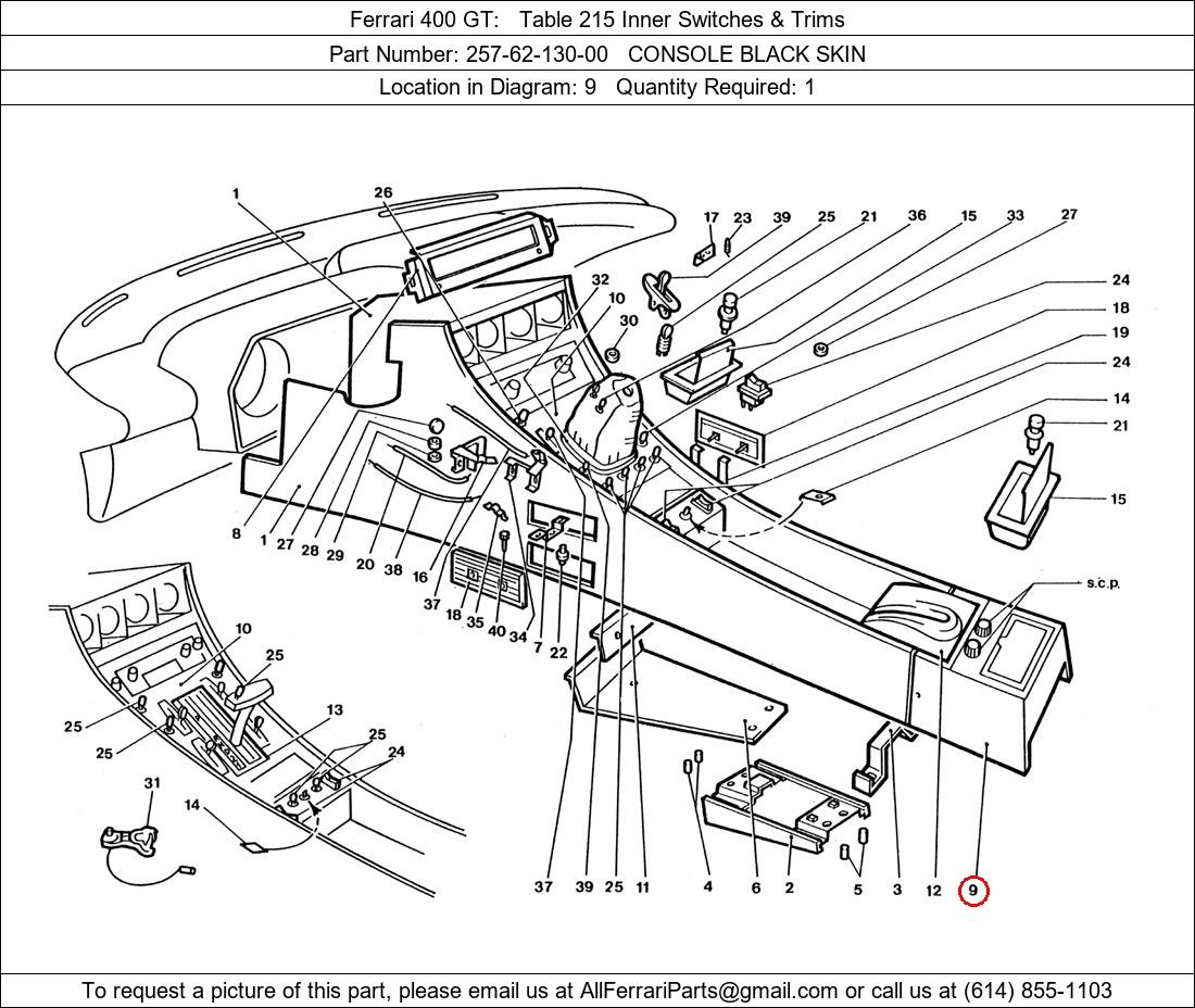 Ferrari Part 257-62-130-00