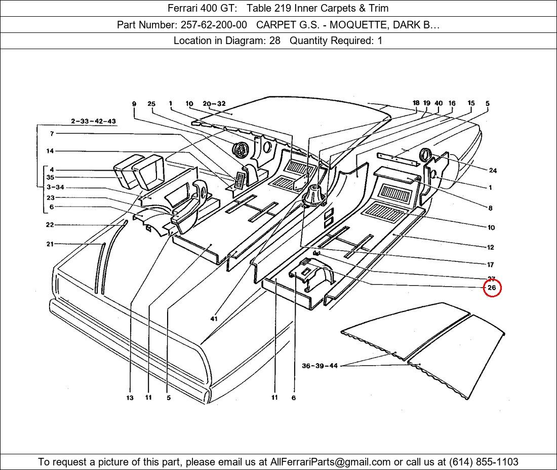 Ferrari Part 257-62-200-00