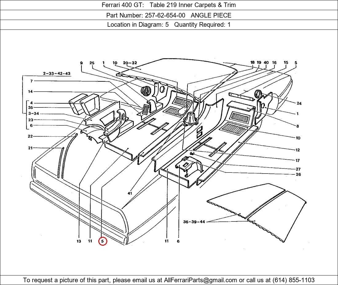 Ferrari Part 257-62-654-00