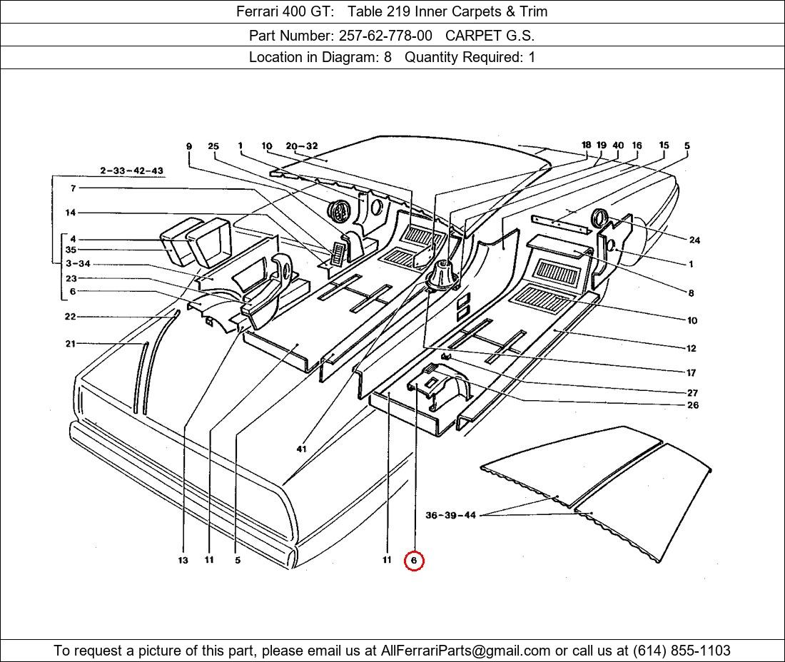 Ferrari Part 257-62-778-00