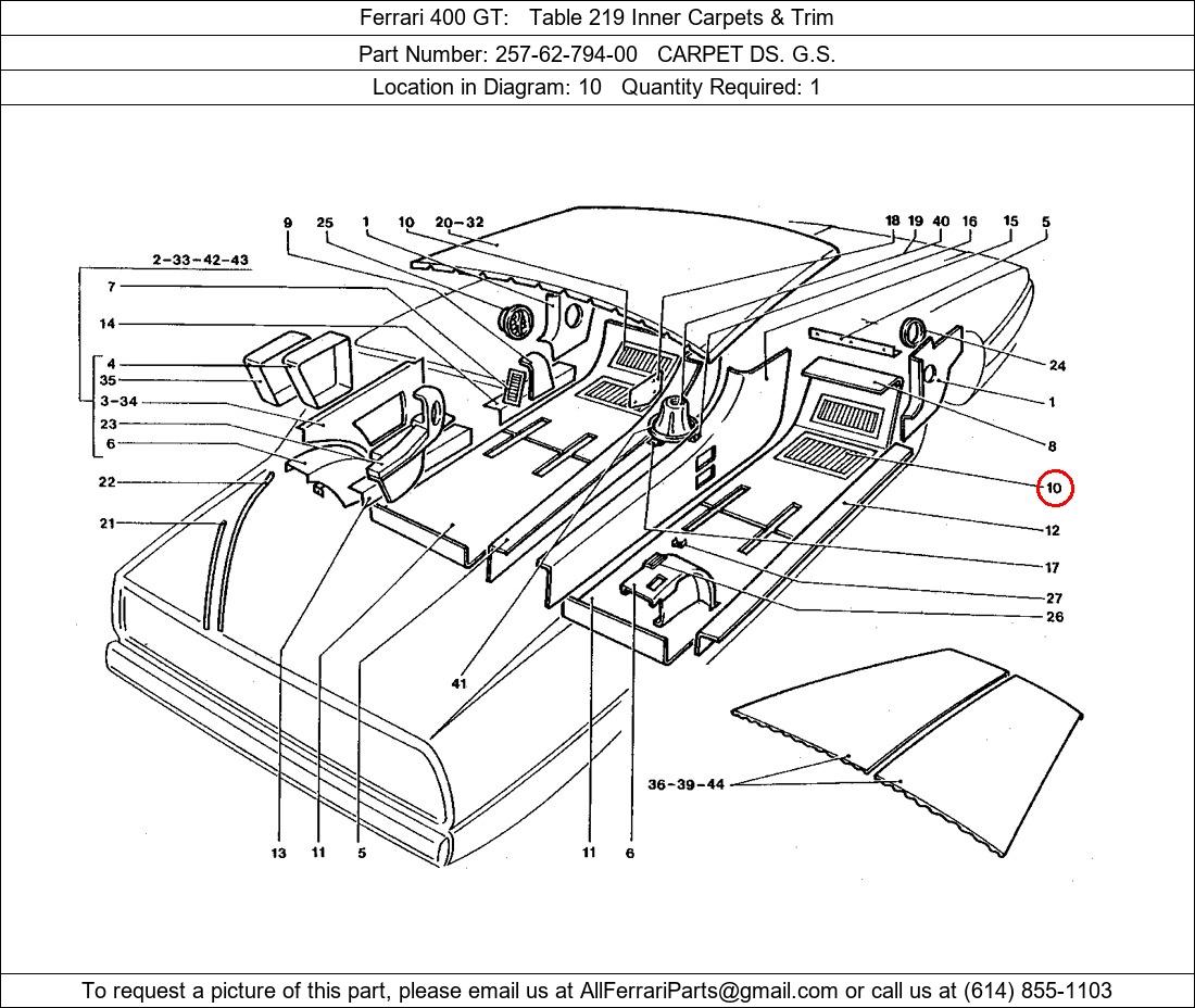 Ferrari Part 257-62-794-00