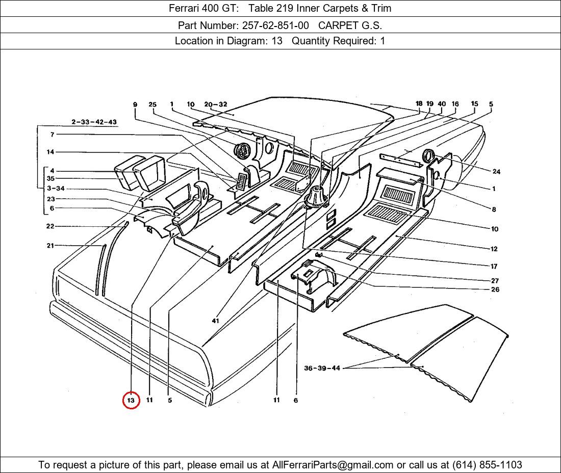 Ferrari Part 257-62-851-00