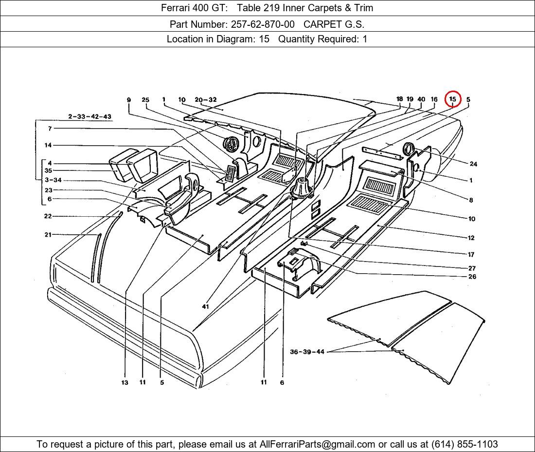 Ferrari Part 257-62-870-00