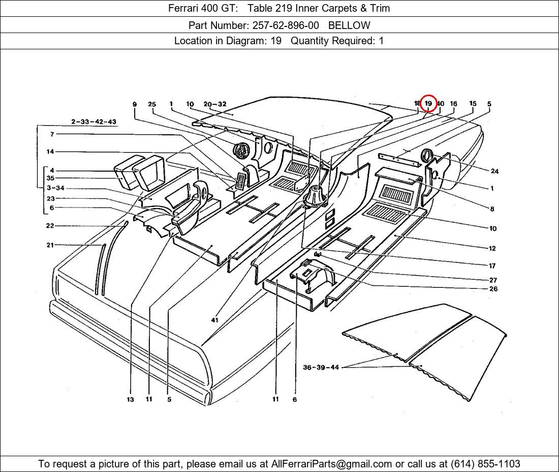 Ferrari Part 257-62-896-00