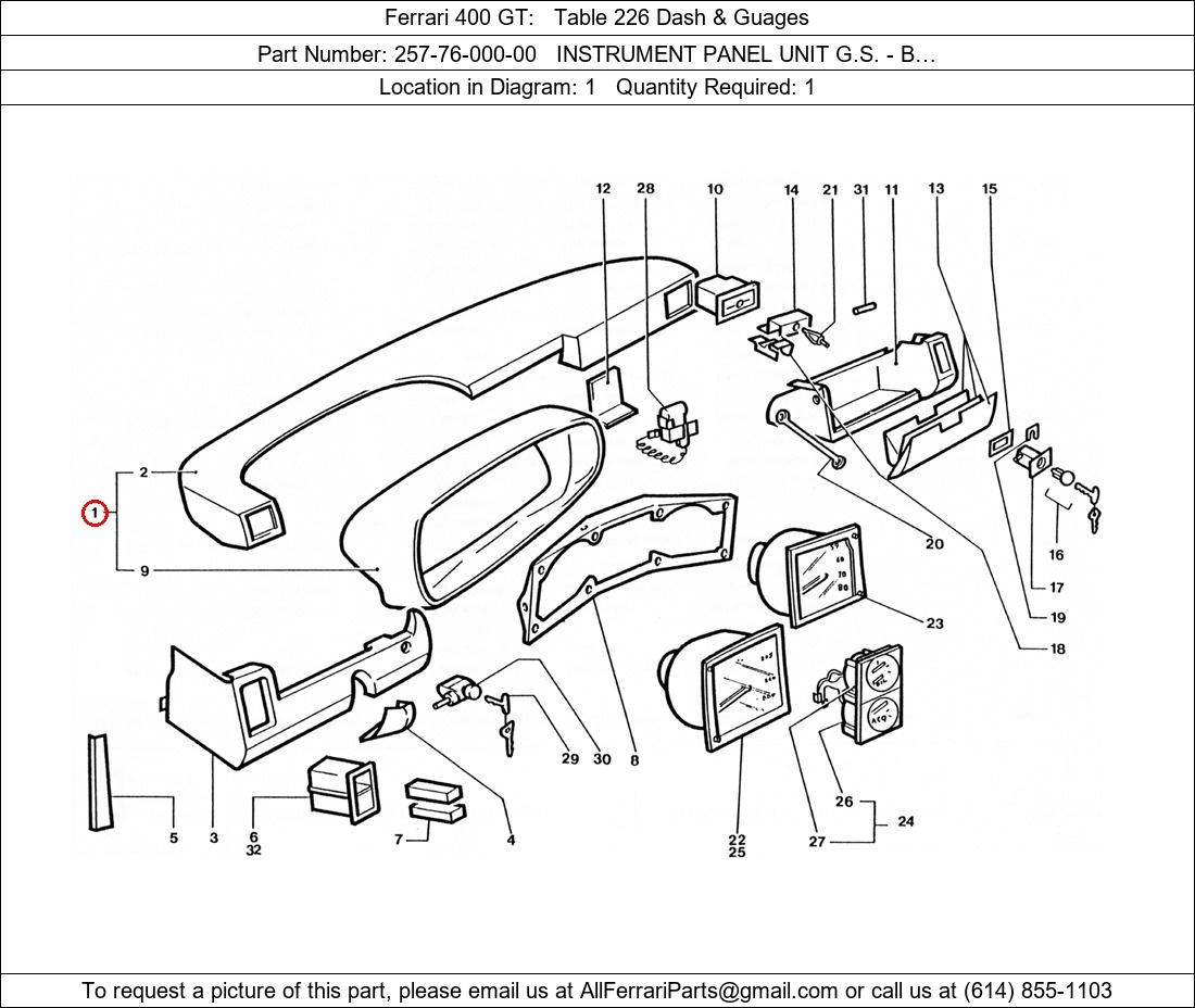 Ferrari Part 257-76-000-00