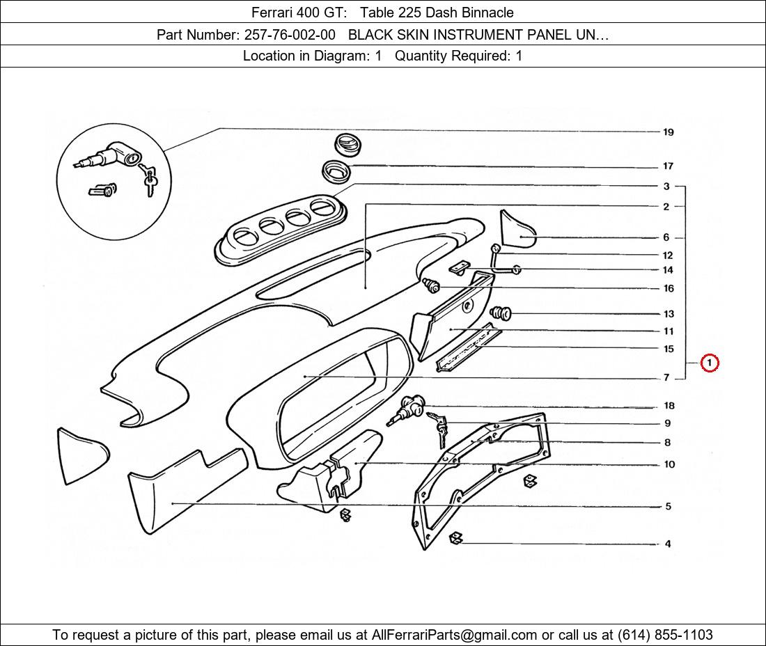 Ferrari Part 257-76-002-00