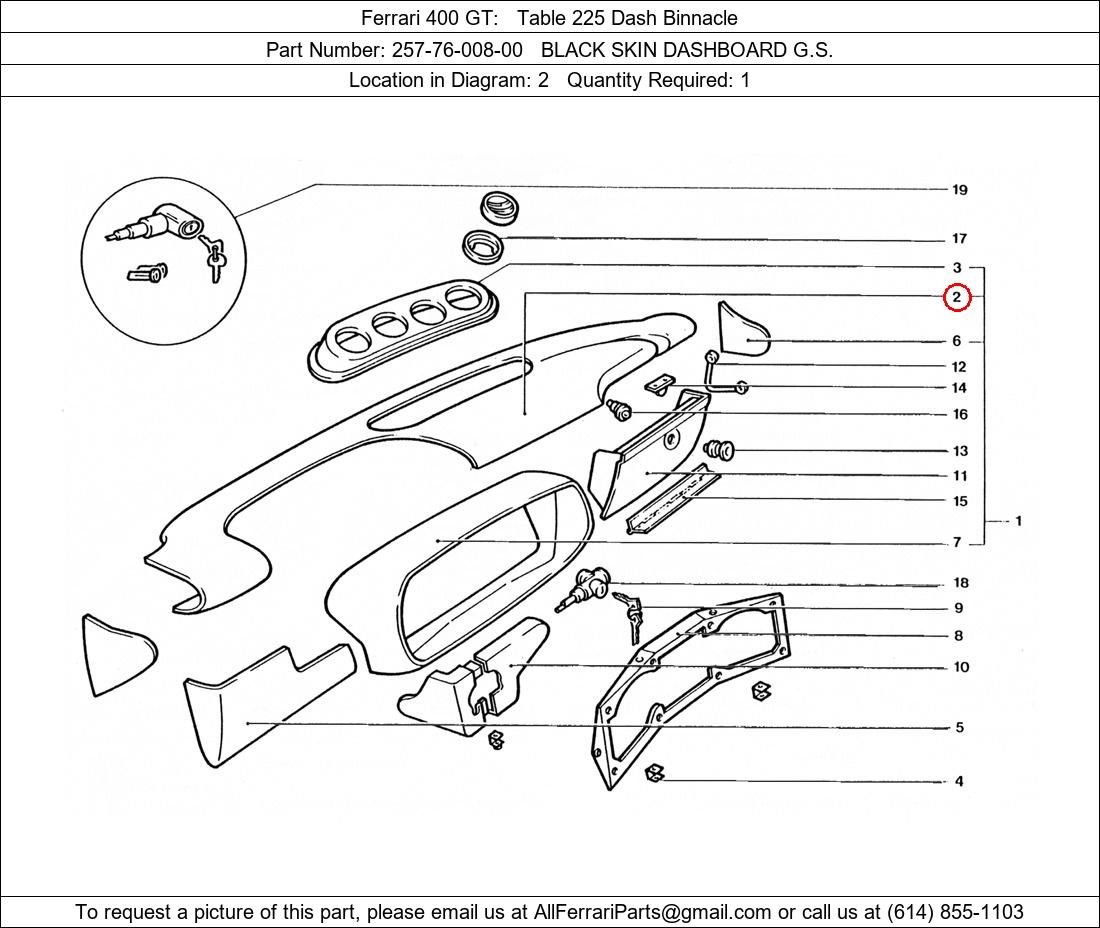 Ferrari Part 257-76-008-00