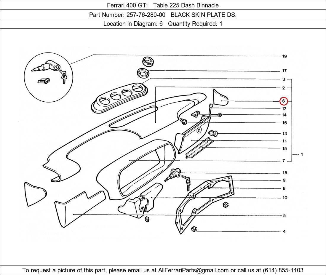 Ferrari Part 257-76-280-00