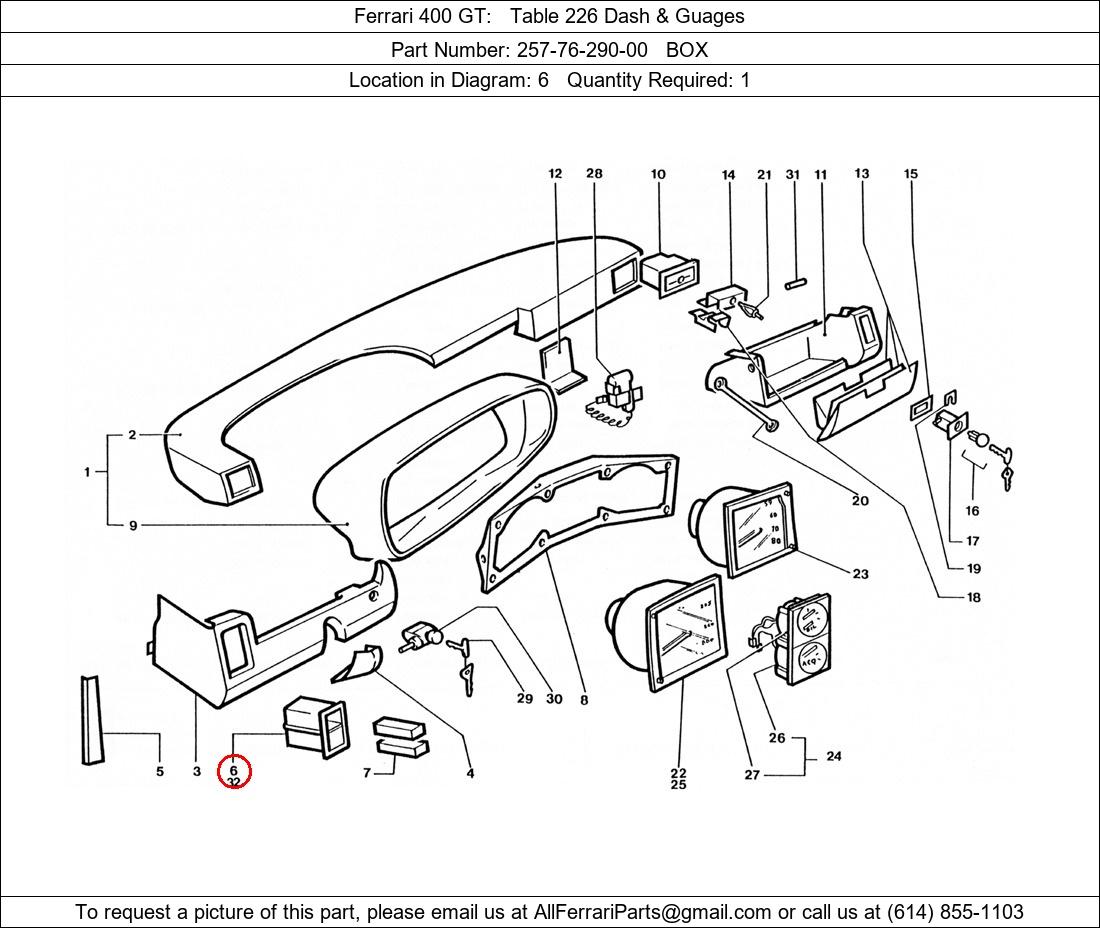 Ferrari Part 257-76-290-00