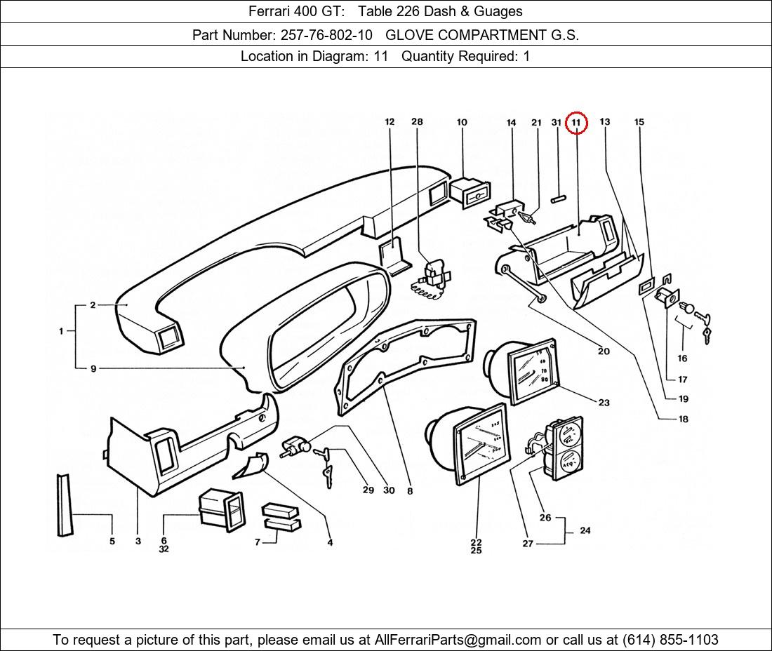 Ferrari Part 257-76-802-10