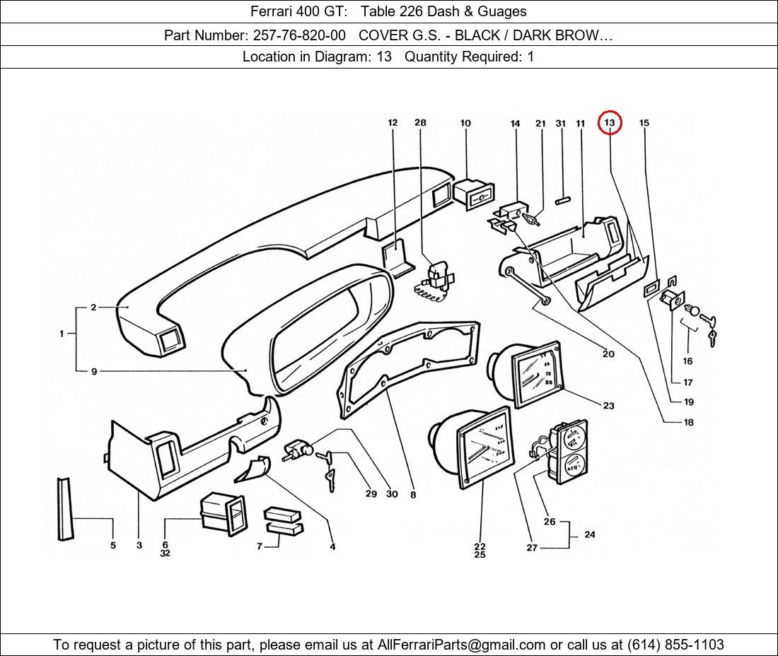 Ferrari Part 257-76-820-00