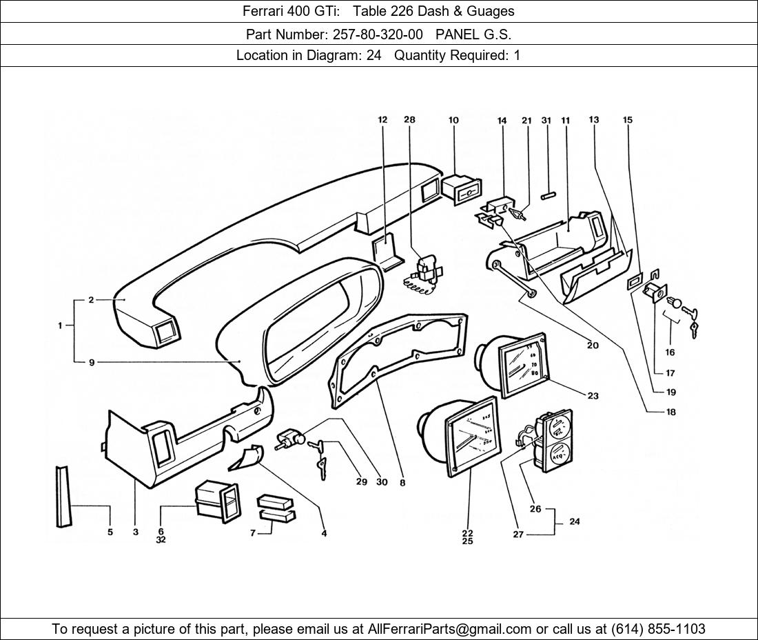 Ferrari Part 257-80-320-00