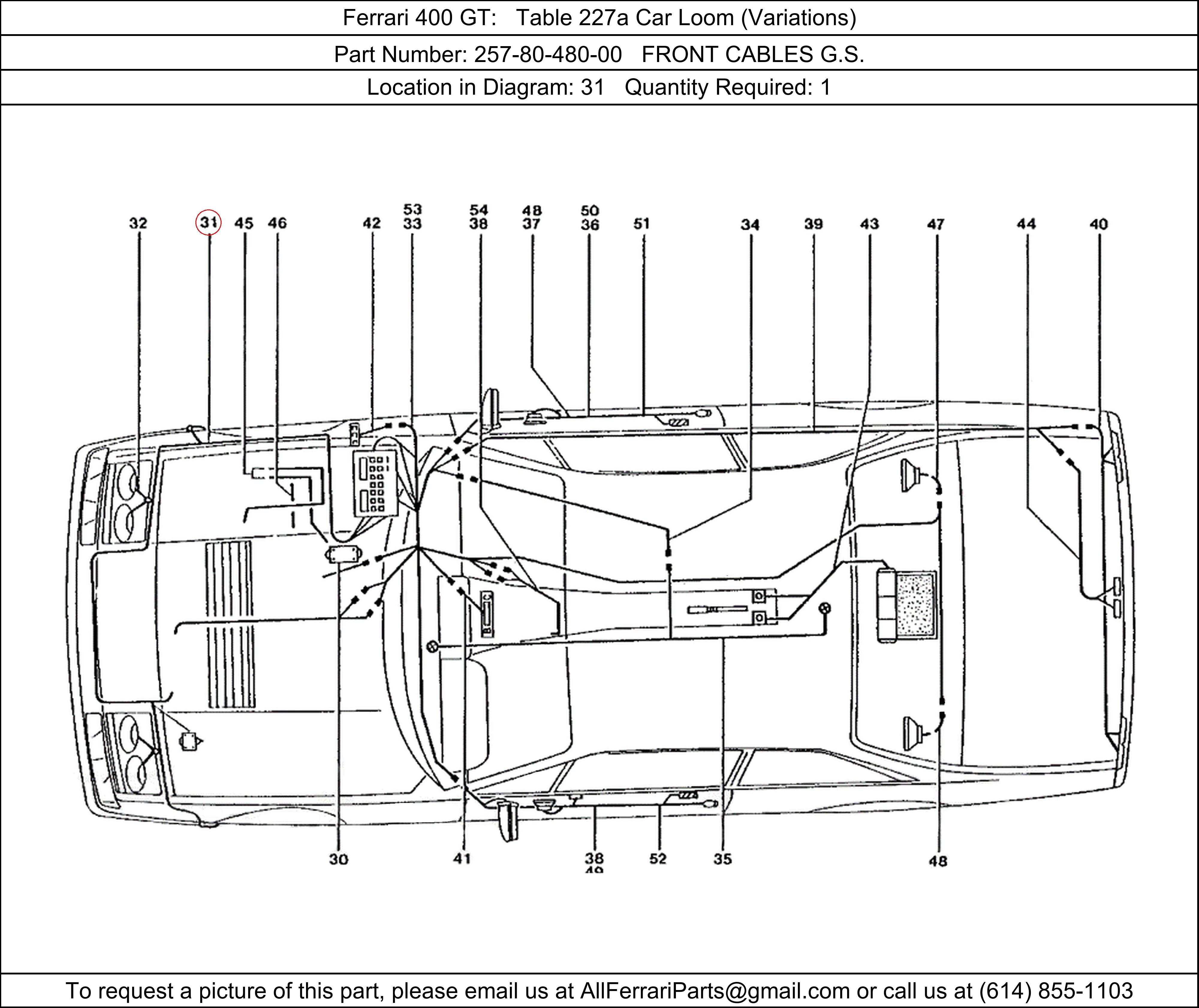 Ferrari Part 257-80-480-00