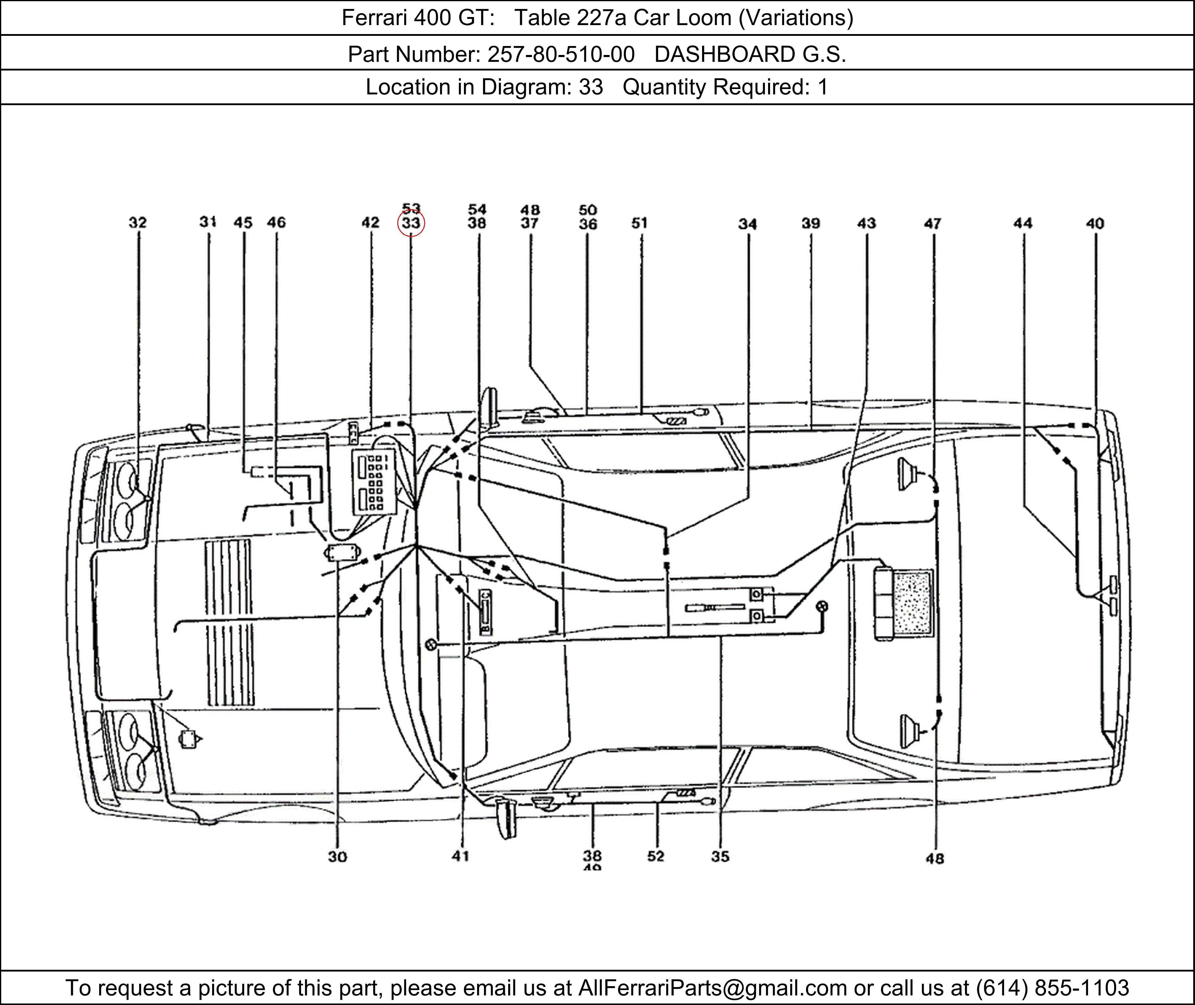 Ferrari Part 257-80-510-00